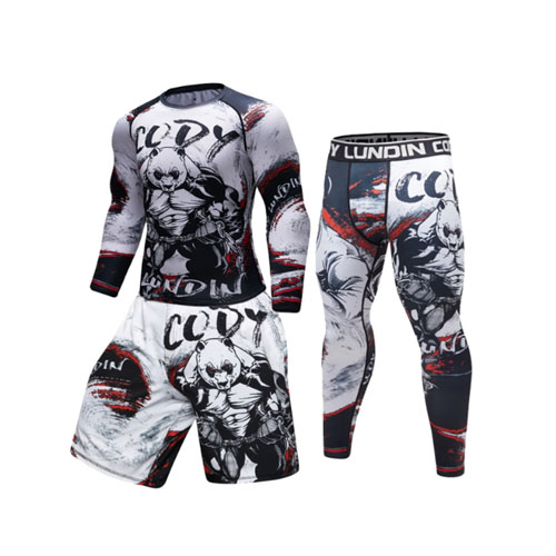 male Sport Suit Men running clothes Sport Wear Yoga Set ropa fitness hombre Suits Sportswear Running Leggings Jogging men's Set