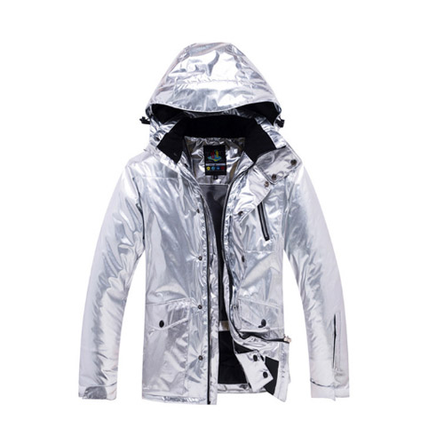 Hot Silver Ski Suit Men Women Snowsuit Winter Outdoor Sportswear Skiing Clothing Waterproof Warm Thick Snowboard Jacket Pant Set
